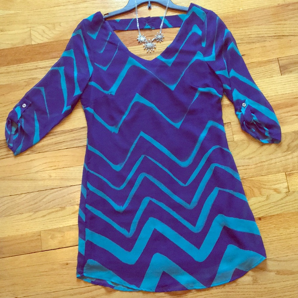 PRICE DROP Chevron tunic only worn once!